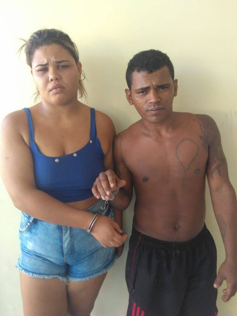 Tauá: casal de traficantes é preso pelo BPRaio Tauá: casal de traficantes é preso pelo BPRaio