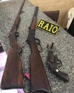 BPRaio apreende armas de fogo em Parambu