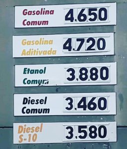 Preço da gasolina tem queda leve em Tauá.