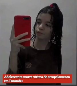 Adolescente morre vítima de atropelamento em Parambu