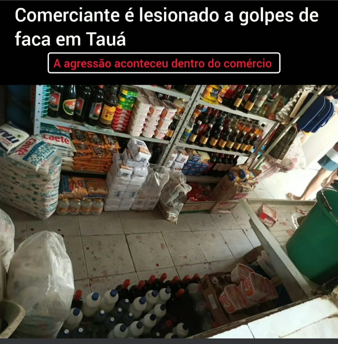 Comerciante é lesionado a golpes de faca em Tauá