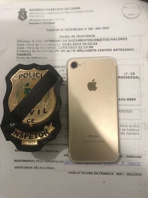 Polícia Civil recupera celular perdido em Tauá