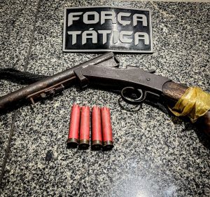 FT prende homem que ameaçou pai e filho e apreende arma de fogo no Distrito de Marruás