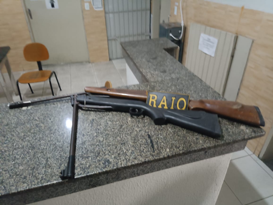 CPRaio apreende armas de fogo na zona rural de Tauá